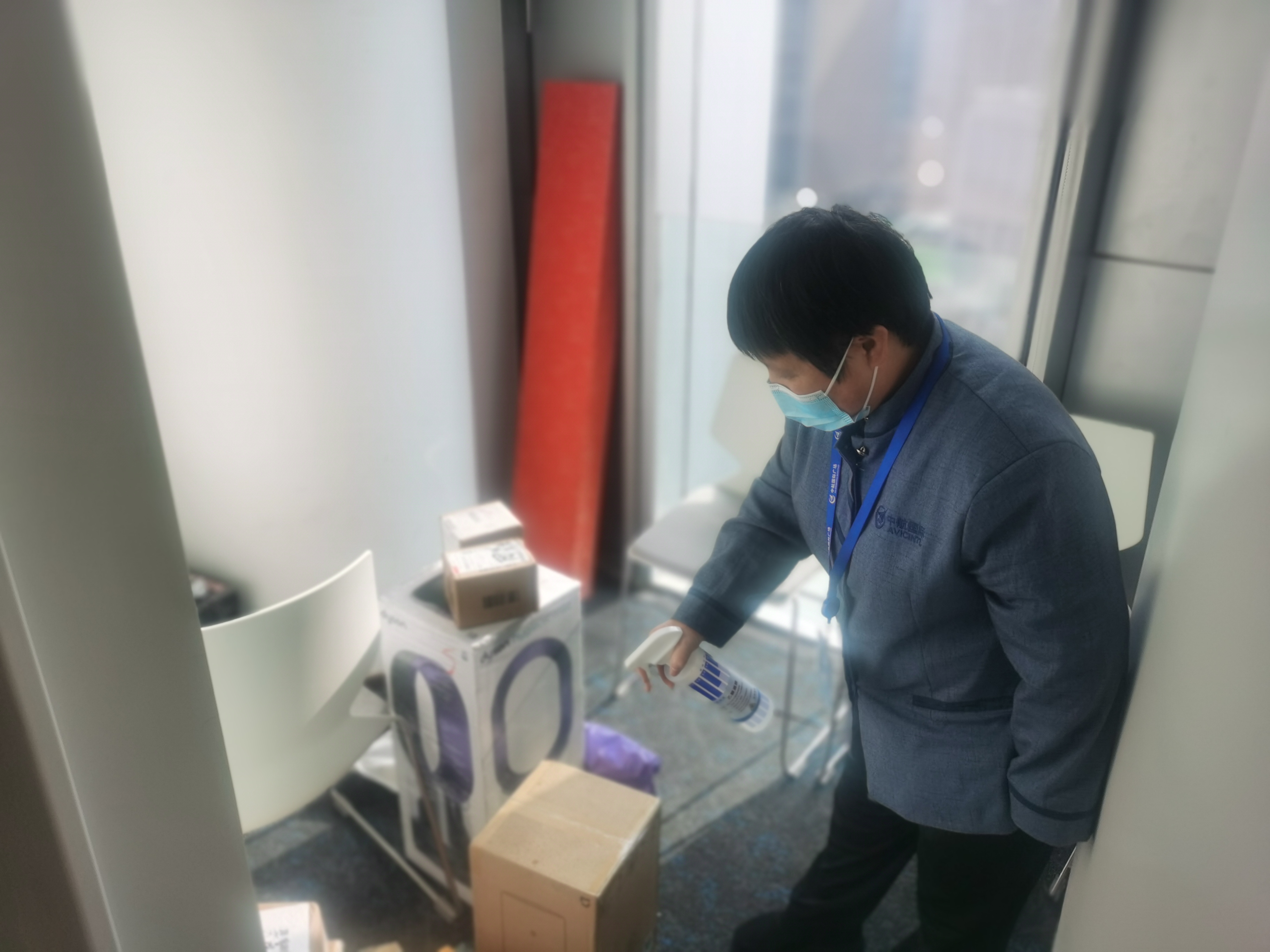 “快递”也要“防疫”——亦庄尊龙凯时集团严格落实快递防疫管控工作